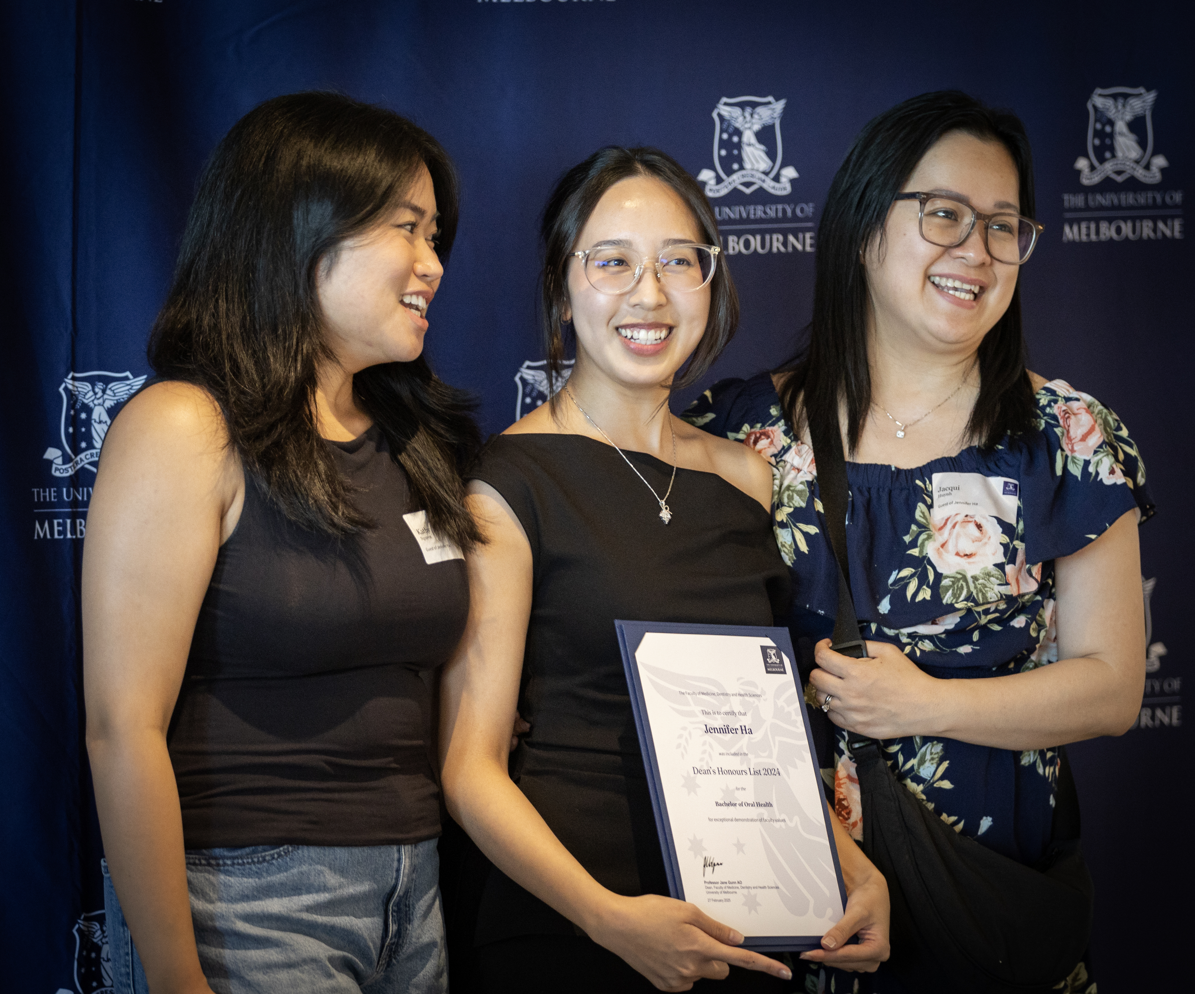 Jennifer Ha Dean's Honours Awards Recipients