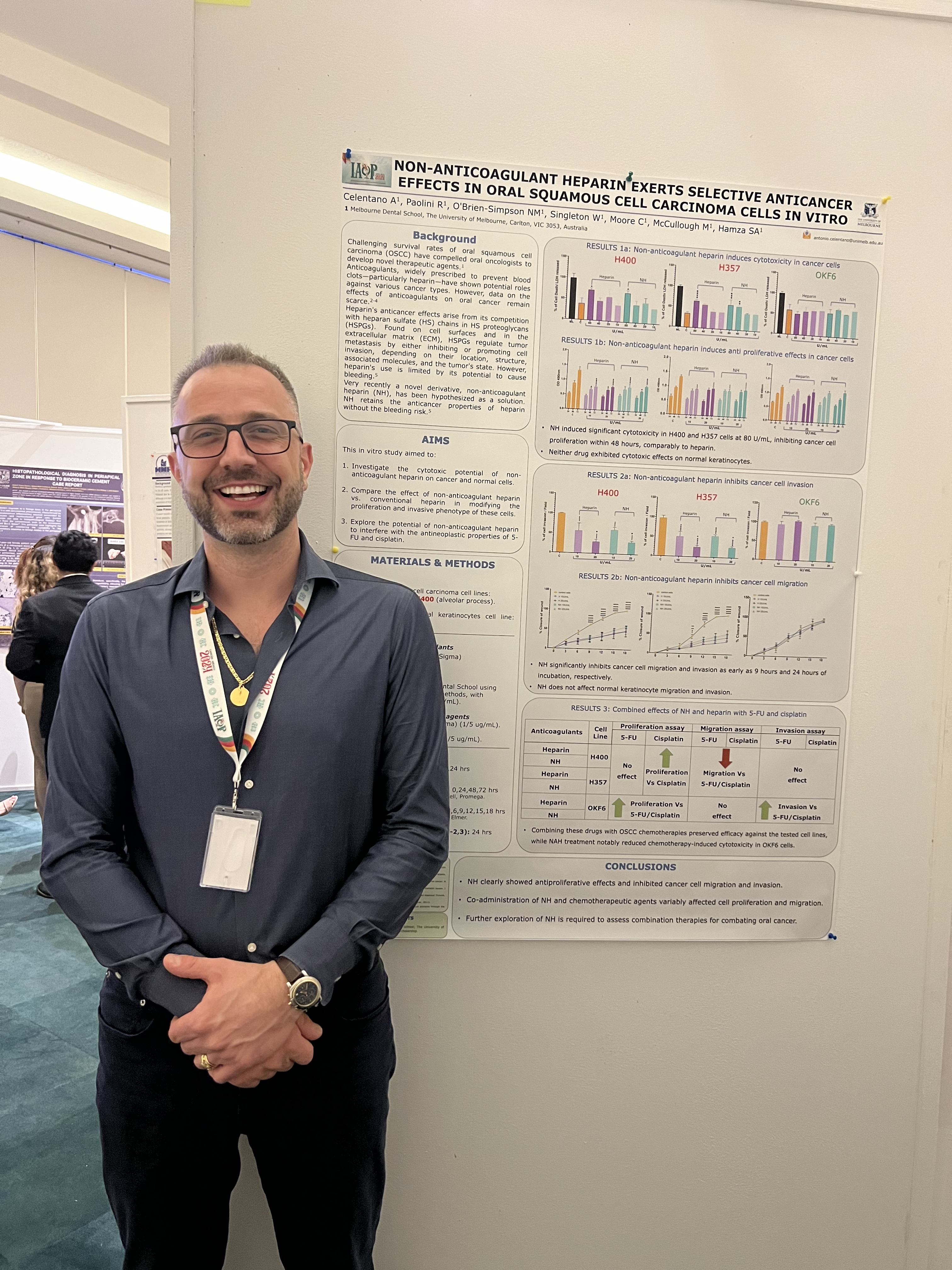 Antonio Celentano Research poster